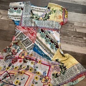 Johnny Was silk scarf Dress